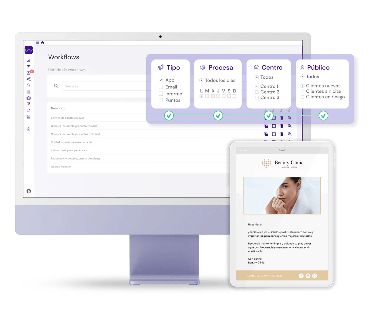 software para salones de belleza - software para salones de belleza en México - SaaS para estética - marketing estética- marketing de belleza