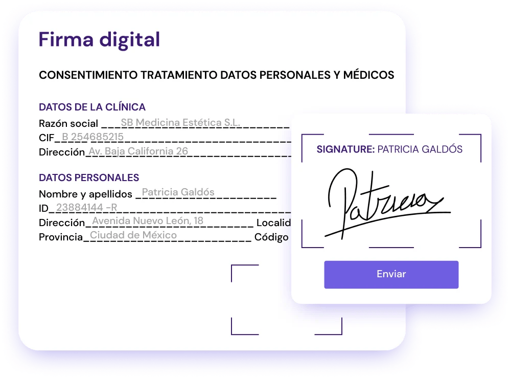 Consentimientos de pacientes siempre firmados MX