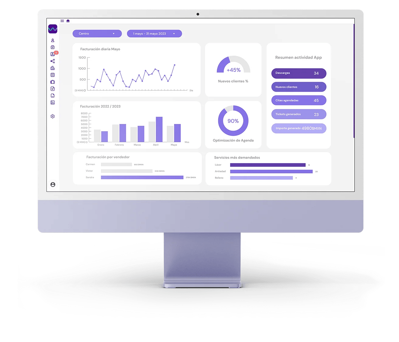 software para salones de belleza - software para salones de belleza en España - SaaS para estética - agenda online - gestión de centros de belleza